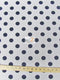 Poly Cotton Printed Fabric Polka Dots / Sold By The Yard