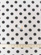 Poly Cotton Printed Fabric Polka Dots / Sold By The Yard