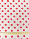Poly Cotton Printed Fabric Polka Dots / Sold By The Yard