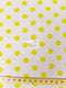Poly Cotton Printed Fabric Polka Dots / Sold By The Yard