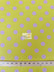 Poly Cotton Printed Fabric Big Polka Dots / Yellow/Pink Dots / Sold By The Yard