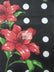 Bellflower Polka Dot Print Poly Cotton Fabric / Green / Sold By The Yard
