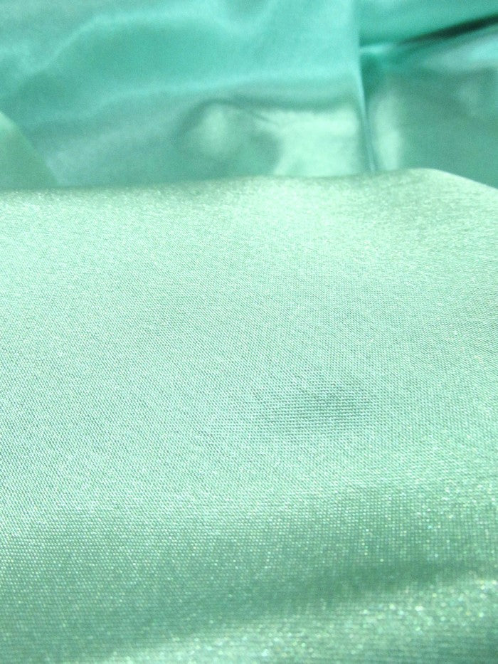 Solid Crepe Back Satin Fabric / Aqua / Sold By The Yard - 0