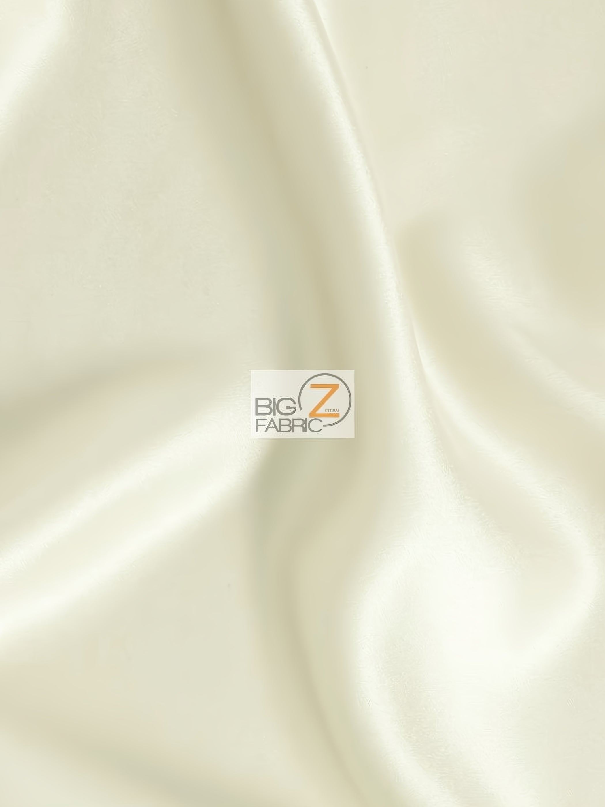 Solid Crepe Back Satin Fabric / Ivory / Sold By The Yard