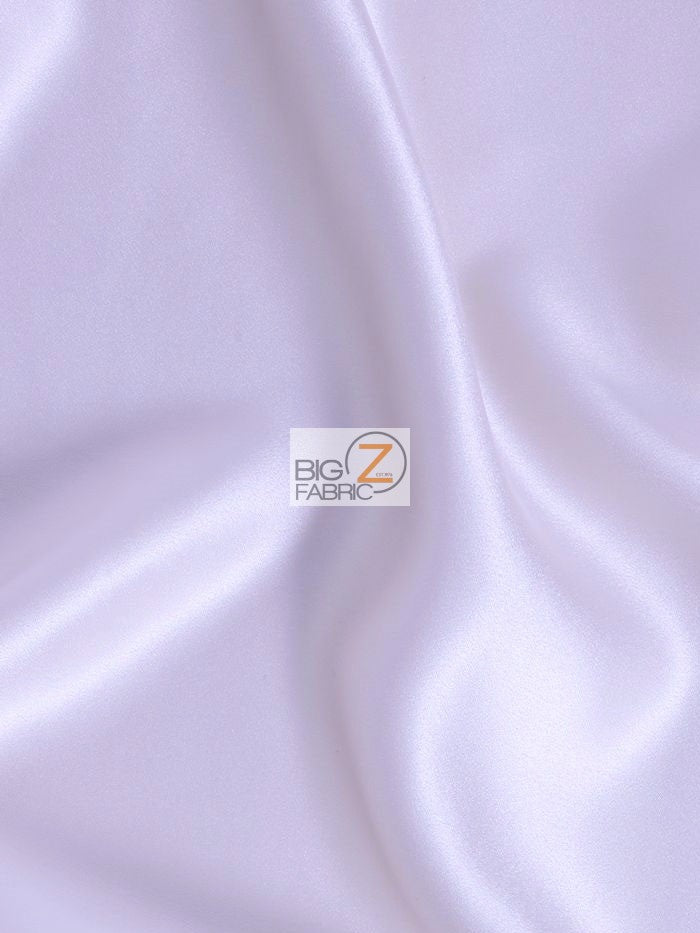 Solid Crepe Back Satin Fabric / Lavender / Sold By The Yard
