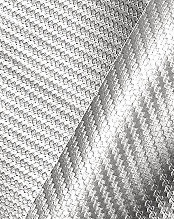 Silver Carbon Fiber Marine Vinyl Fabric-1