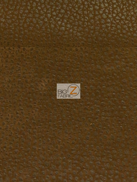 Vinyl Faux Fake Leather Pleather Champion Flocked PVC Fabric / Buckskin / By The Roll - 30 Yards