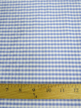 Mini Checkered Gingham Poly Cotton Printed Fabric / Sold By The Yard