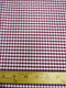 Mini Checkered Gingham Poly Cotton Printed Fabric / Sold By The Yard