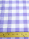Checkered Gingham Poly Cotton Printed Fabric / Sold By The Yard