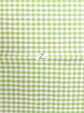 Mini Checkered Gingham Poly Cotton Printed Fabric / Sold By The Yard