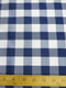 Checkered Gingham Poly Cotton Printed Fabric / Sold By The Yard