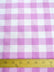 Checkered Gingham Poly Cotton Printed Fabric / Sold By The Yard