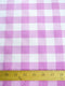 Checkered Gingham Poly Cotton Printed Fabric / Sold By The Yard