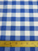 Checkered Gingham Poly Cotton Printed Fabric / Sold By The Yard