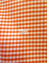 Mini Checkered Gingham Poly Cotton Printed Fabric / Sold By The Yard