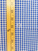 Mini Checkered Gingham Poly Cotton Printed Fabric / Orange / Sold By The Yard