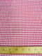 Mini Checkered Gingham Poly Cotton Printed Fabric / Sold By The Yard