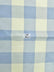 Checkered Gingham Poly Cotton Printed Fabric / Blue / 50 Yard Bolt