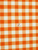 Checkered Gingham Poly Cotton Printed Fabric / Orange / 50 Yard Bolt