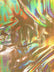 Crocodile Holographic Embossed PVC Vinyl Fabric / Sold By The Yard
