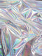 Crocodile Holographic Embossed PVC Vinyl Fabric / Sold By The Yard