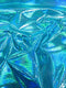 Crocodile Holographic Embossed PVC Vinyl Fabric / Sold By The Yard