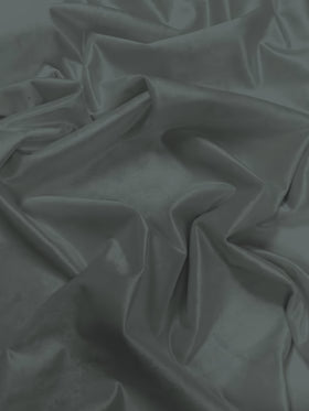 Matte Butter Velvet Drapery Upholstery Fabric / Charcoal / Sold By The Yard