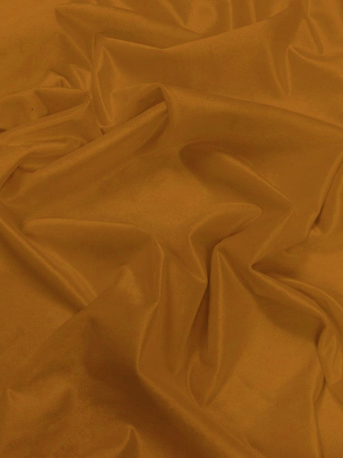 Matte Butter Velvet Drapery Upholstery Fabric / Gold / Sold By The Yard