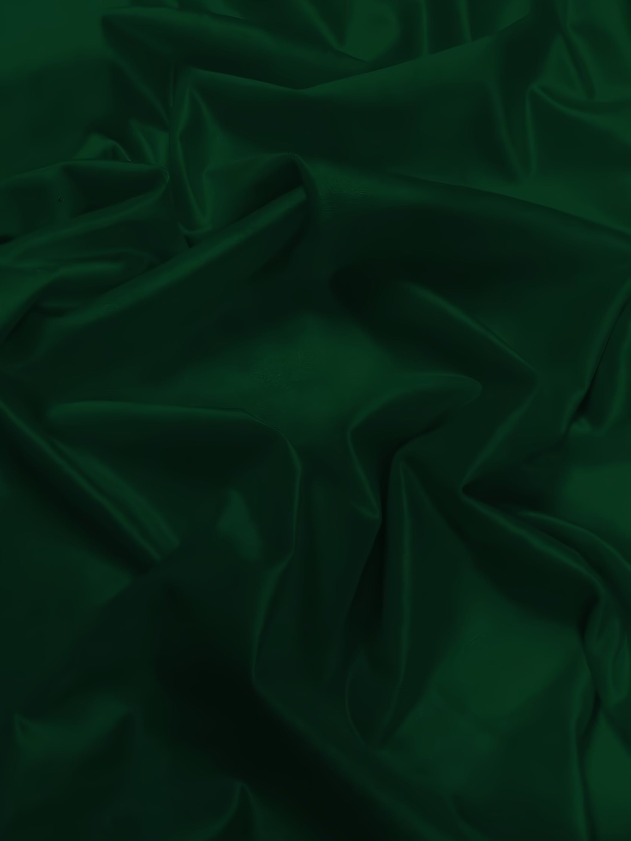 Matte Butter Velvet Drapery Upholstery Fabric / Hunter Green / Sold By The Yard