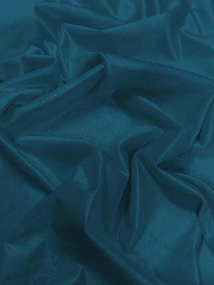 Matte Butter Velvet Drapery Upholstery Fabric / Navy Blue / Sold By The Yard