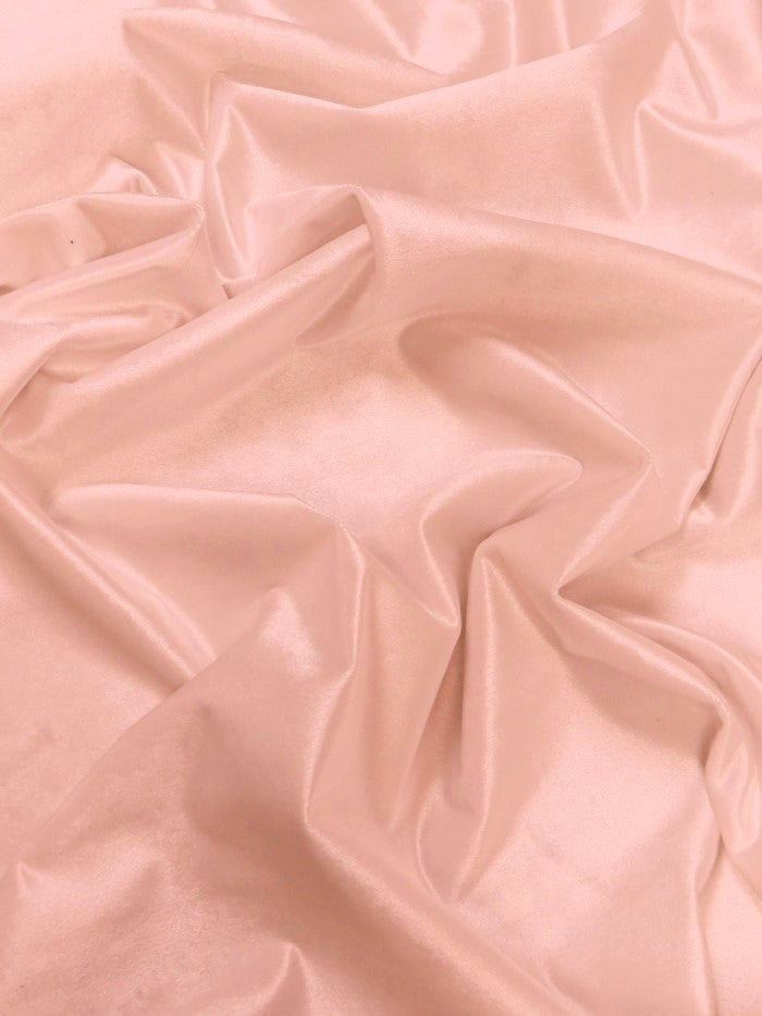 Matte Butter Velvet Drapery Upholstery Fabric / Pink / Sold By The Yard