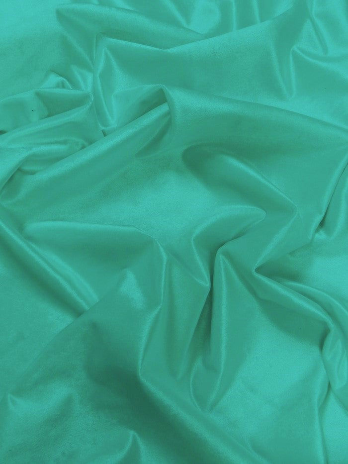 Matte Butter Velvet Drapery Upholstery Fabric / Teal / Sold By The Yard