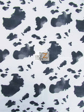 Cow Print Poly Cotton Fabric / Sold By The Yard