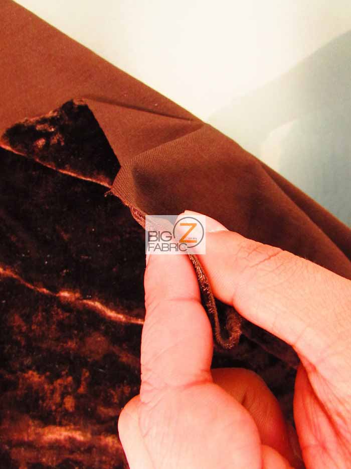 Crushed Stretch Velvet Costume Fabric / Magenta / Sold By The Yard