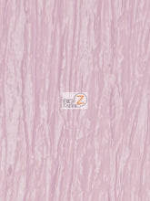 Crushed Taffeta Fabric / Pink / Sold By The Yard