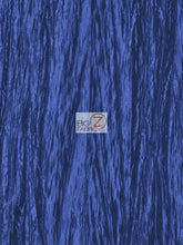 Crushed Taffeta Fabric / Royal / Sold By The Yard