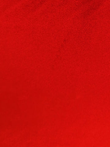 Solid Butter Velvet Drapery Upholstery Fabric / Christmas / Sold By The Yard