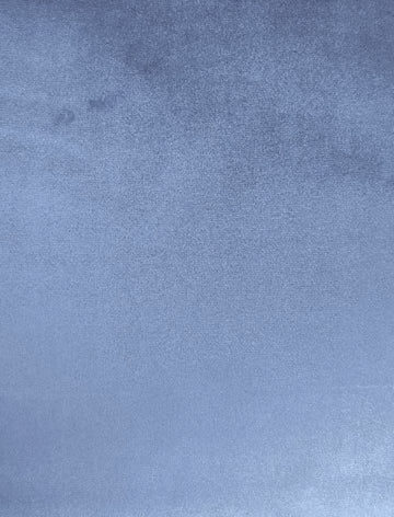 Solid Butter Velvet Drapery Upholstery Fabric / Denim / Sold By The Yard