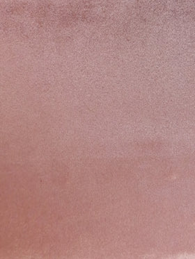Solid Butter Velvet Drapery Upholstery Fabric / Wood Rose / Sold By The Yard