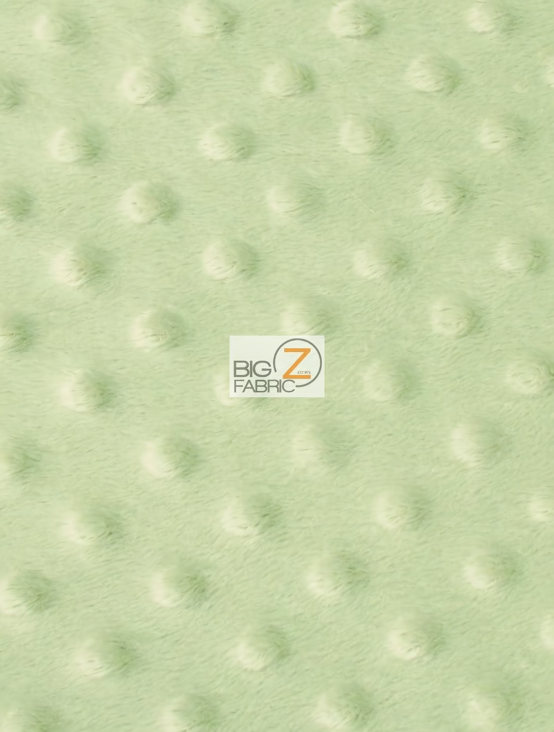 Sage Minky Dimple Dot Baby Soft Fabric / Sold By The Yard