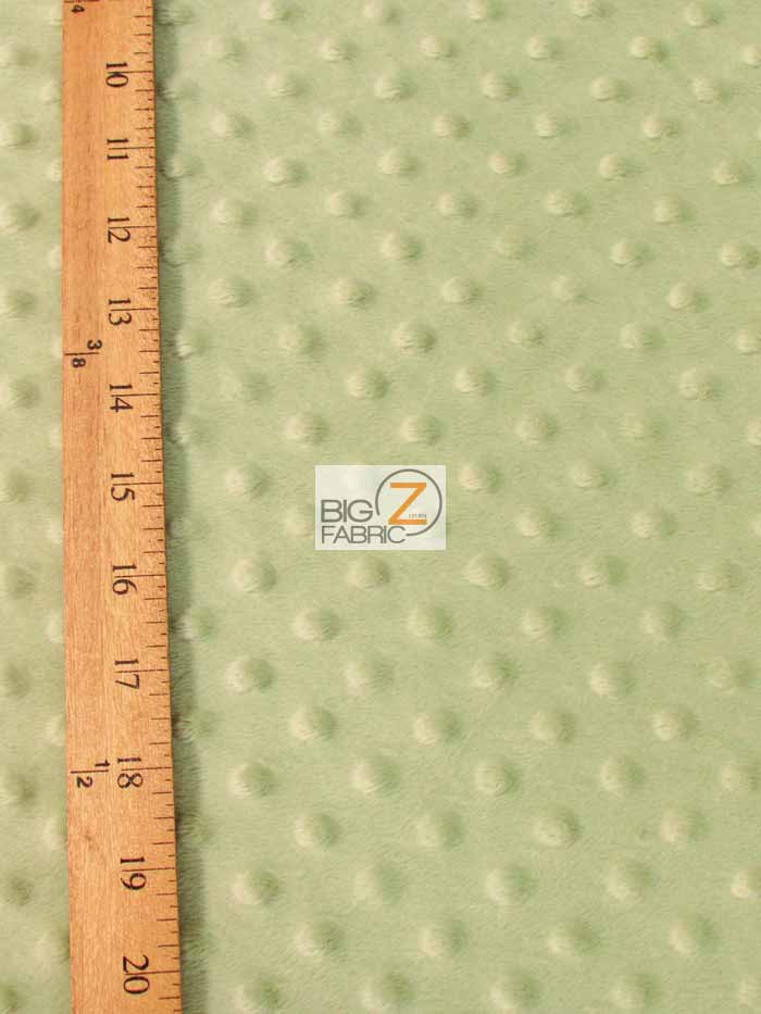 Grey Minky Dimple Dot Baby Soft Fabric / Sold By The Yard