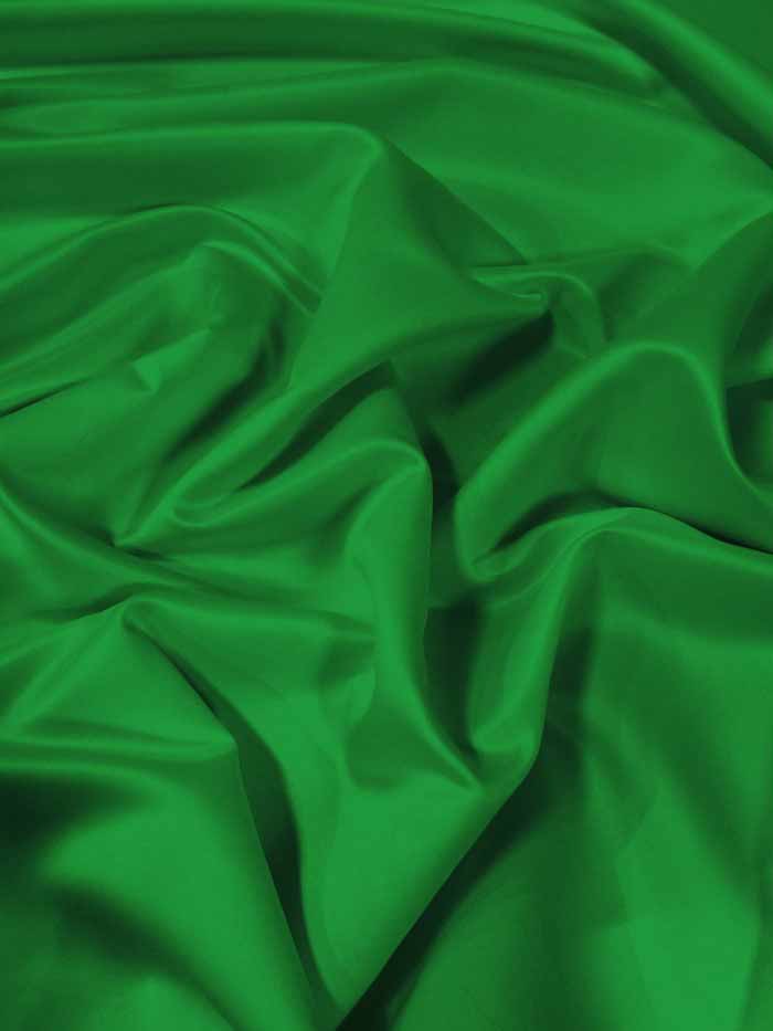 Dull Bridal Satin Fabric / Emerald / Sold By The Yard