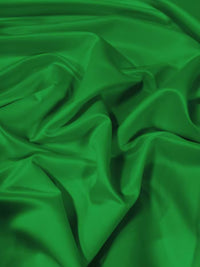 Dull Bridal Satin Fabric / Emerald / Sold By The Yard