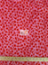 Red With Pink Background Velboa Dalmatian Dog Animal Short Pile Fabric / By The Roll - 50 Yards