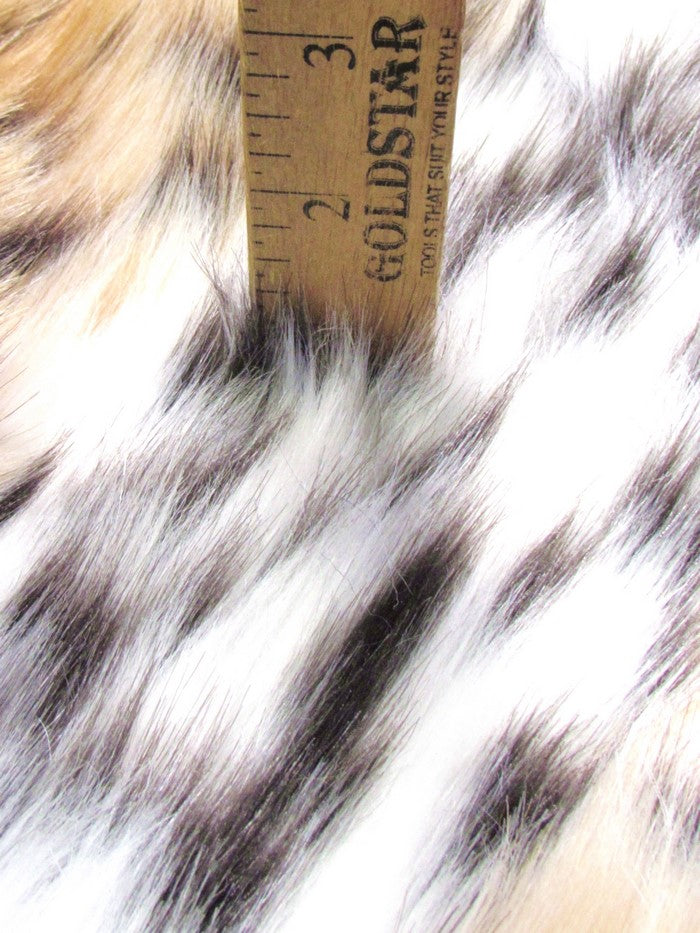Canadian Lynx Animal Short Pile Coat Costume Fabric / Sold By The Yard