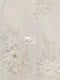 French Floral 3D Beaded Sequins Fabric / Sold By The Yard