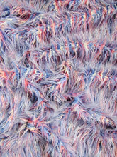 Animal Long Pile Alaska Rainbow Faux Fur Fabric / Sold By The Yard (CLOSEOUT)