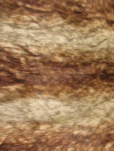 Red Fox Animal Short Pile Coat Costume Fabric / Sold By The Yard - 0
