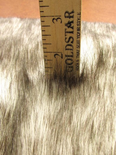 Russian Husky Animal Short Pile Coat Costume Fabric / Sold By The Yard